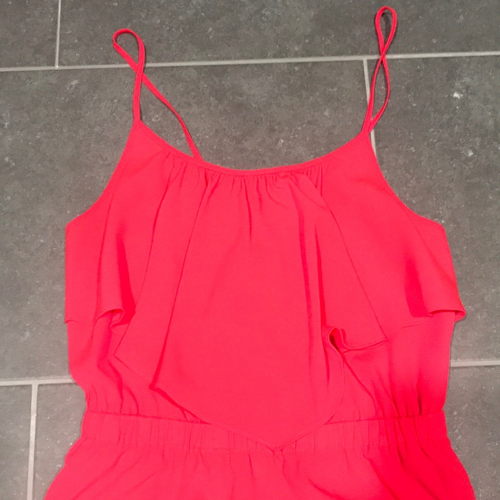 AEO Ruffled Pink Mini Dress - Picture 3 of 4